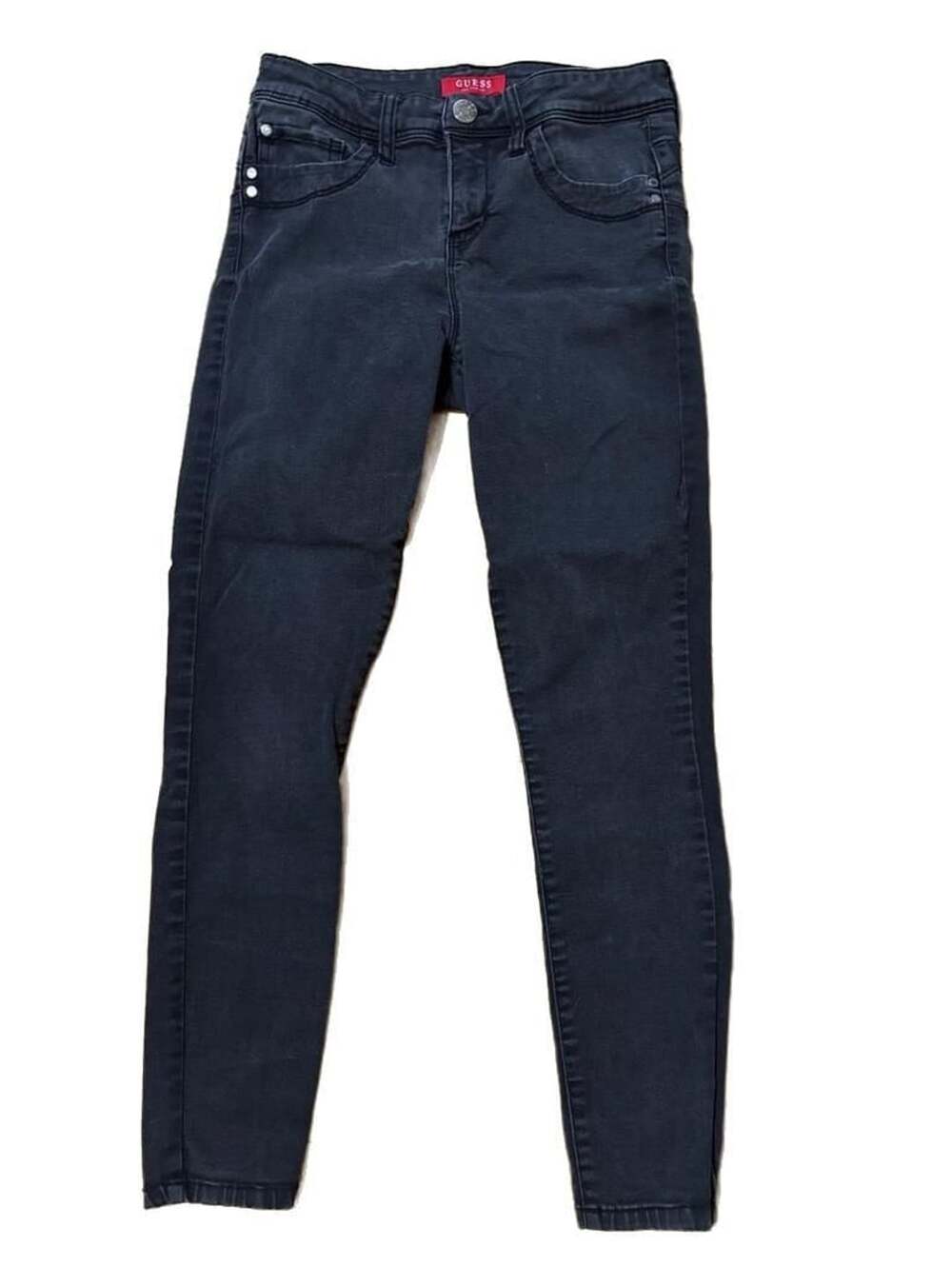 Guess Los Angeles Women’s Curvy Mid Rise Skinny Jeans Black